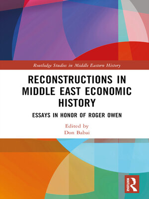 cover image of Reconstructions in Middle East Economic History